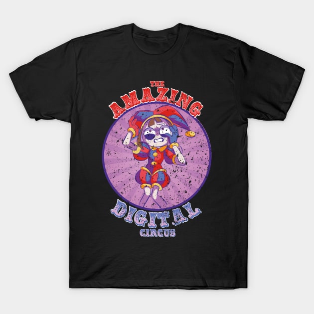 SAVE PONMI : THE AMAZING DIGITAL CIRCUS (GRUNGE STYL) T-Shirt by FunGangStore